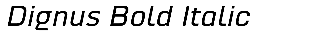 Dignus Bold Italic